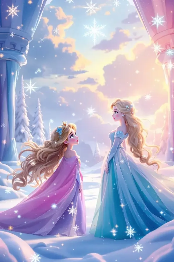 冰雪奇缘动画电影海报