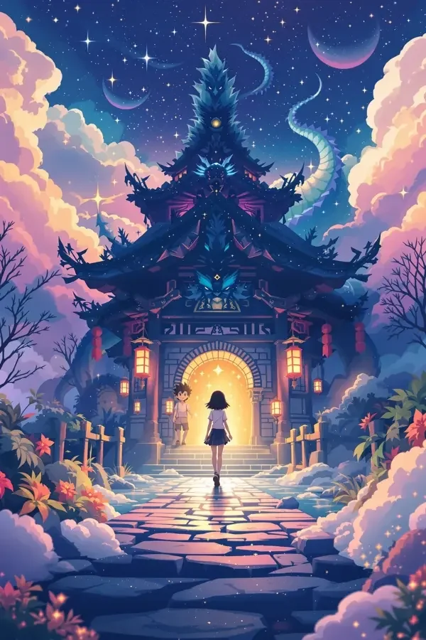 千与千寻动画电影海报
