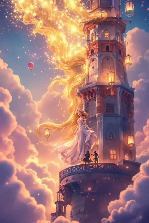 魔发奇缘动画电影海报